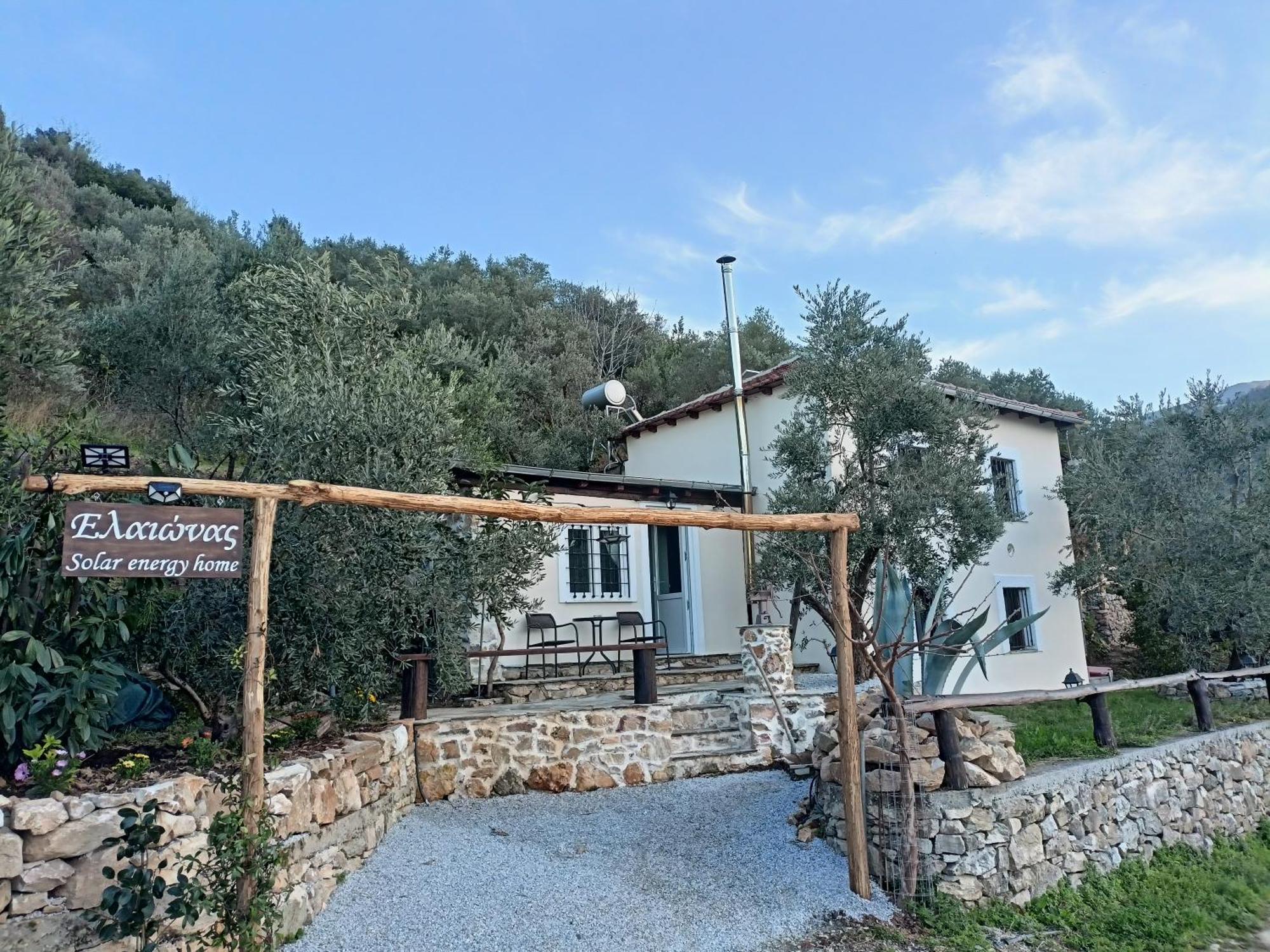 Villa Ελαιώνας - Solar Energy House Chorefton Esterno foto